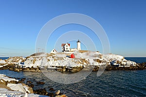 Cape Neddick Lighthouse, Old York Village, Maine