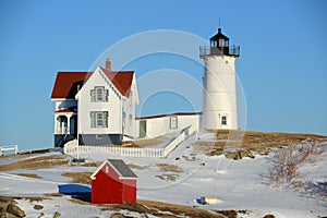 Cape Neddick Lighthouse, Old York Village, Maine