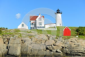 Cape Neddick Lighthouse, Old York Village, Maine