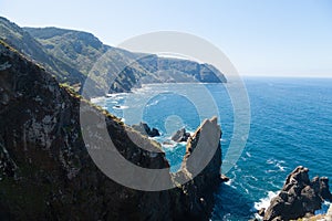 Cape Ortegal cliffs landscape, Galicia, Spain