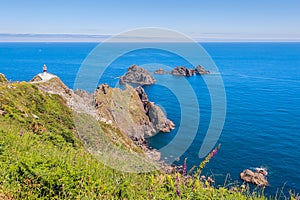 Cape Ortegal lighthouse on the northern coast of Galicia, Ortigueira