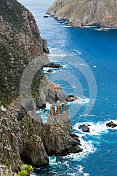 Cape Pillar Dolerite Cliffs, Tasmania, Australia