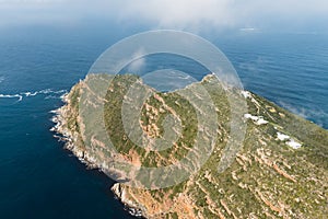 Cape Point South Africa aerial view