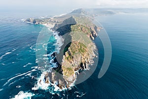 Cape Point & x28;South Africa& x29; aerial view