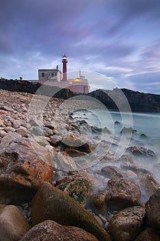 Cape Raso Lighthouse in Cascais, Portugal photo