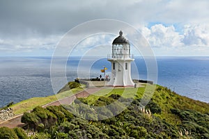 Cape Reinga Lightouse at the northern-most tip of New Zealand