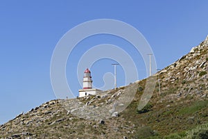 cape Silleiro Lighthouse in Bajona, Spain photo