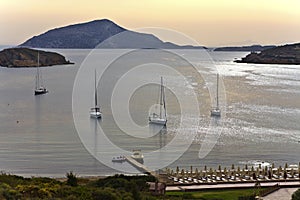 Cape sounio area at Greece