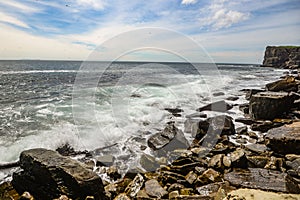 Capa el mar acantilado 