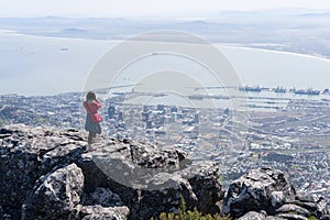 Cape Town from Table Mountain, South Africa,2017