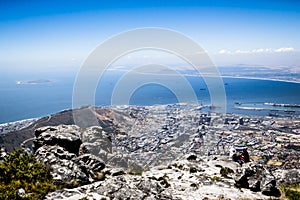 Cape Town panorama from Table Mountain