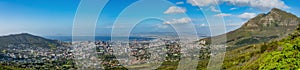 Cape Town Panorama from under Table Mountain