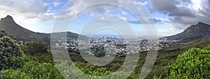 Cape Town Panorama from under the Table Mountain