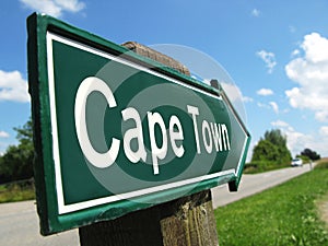 Cape Town signpost photo