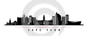 Cape Town skyline horizontal banner.