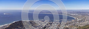 Cape Town, South Africa from Table Mountain, Pano