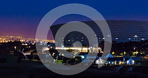 Cape Town Stadium at night