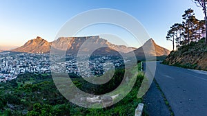 Cape Town Table Mountain Lions Head City Landscape