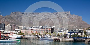 Cape Town waterfront and table Mountain