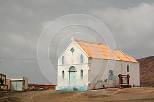 Lady Compassion chapel. Pedra de Lume. Sal island. Cape Verde photo