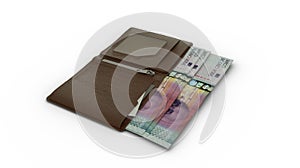 Cape Verdean escudo notes in wallet