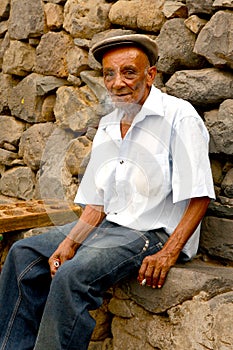Cape Verdean old man
