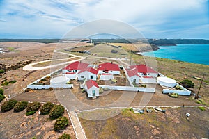 Cape Willoughby village viewed from above