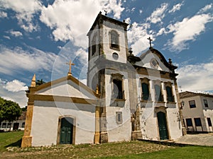 Capela de Santa Rita, Paraty, Brazil.