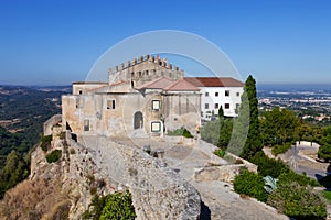 Capelo House and the Historical Hotel, inside the Palmela Castle.