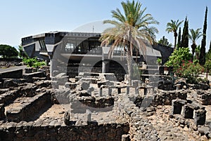 Capernaum on the sea of Galilee Israel photo