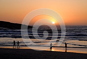 CapeTown Sunsets and Silouetes photo