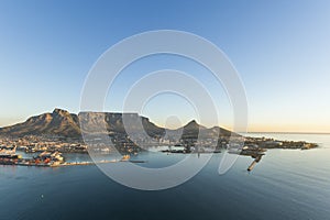 Capetown Table Mountain aerial South Africa photo