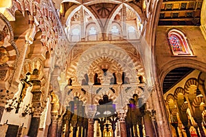 Capilla First Christian Chapel Arches Mezquita Cordoba Spain photo