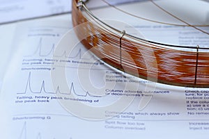 capillary columns for gas chromatographic analysis. equipment for analytical chemistry