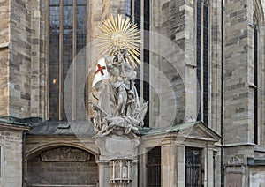 The Capistran Chancel, ajacent to the catecomb entrance of Saint Stephen`s Cathedral, Vienna, Austria