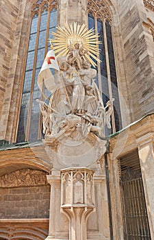 Capistran Chancel of St Stephen Cathedral in Vienna, Austria photo