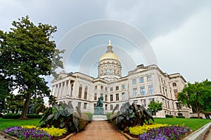 The capital building of Atlanta Georgia. The Peach State