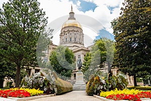 The capital building of Atlanta Georgia. The Peach State