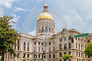 The capital building of Atlanta Georgia. The Peach State