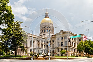 The capital building of Atlanta Georgia. The Peach State