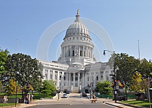 Capital building in Madison, Wisconsin
