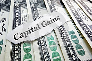 Capital Gains money photo