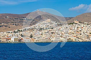 The capital of the Greek Cycladic island of Syros