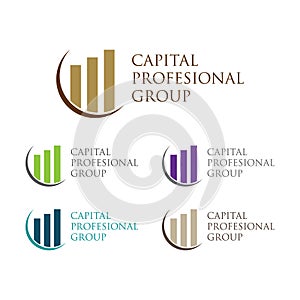 Capital Profesional Group vector design for business photo