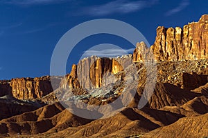 Capital Reef National Park in Southern Utah. Historical Mormon Settlement