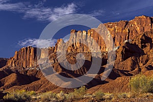 Capital Reef National Park in Southern Utah. Historical Mormon Settlement