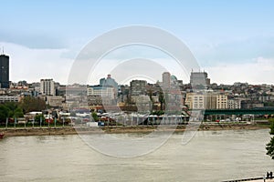 Capital Serbian city-Belgrade panorama