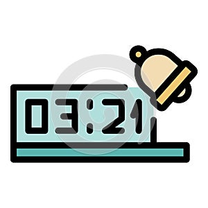 Capital time icon vector flat