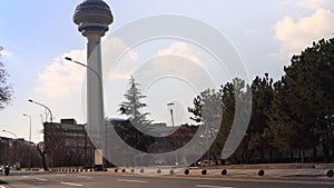 Capital of Turkey's Symbol Atakule. Atakule is one one of the primary landmarks of Ankara.