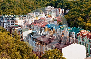 Capital of Ukraine - Kyiv in the autumn photo